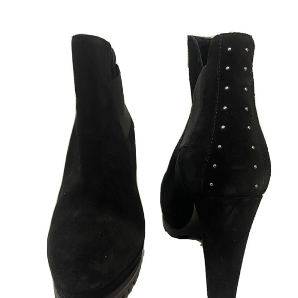 AllSaints Black Studded ankle Boot - Picture 3 of 4
